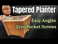 Tapered Planter Box - Free Plans