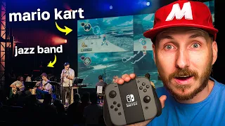 I Played Mario Kart on Stage With a Jazz Band