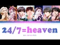 Lagu BTS - 24/7=heaven (방탄소년단 - 24/7=heaven) [Color Coded Lyrics/Han/Rom/Eng/가사]