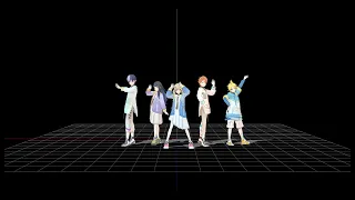 [MMD] Flyer! (mirrored dance practice ver.) - Vivid BAD SQUAD