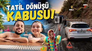TATİL DÖNÜŞÜ YOLDA KALDIK! 🏖️ | Frenler Patladı, Debriyaj Bozuldu + Tır Kazası!