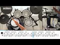 [Lv.16] Misery Business - Paramore (★★★★★) Drum Cover, Tutorial with sheet music
