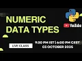 Numeric Data Types Live Q A