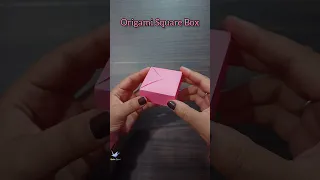 Quick Origami Square Box Easy Paper Storage In Seconds 