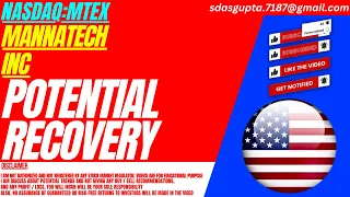 POTENTIAL RECOVERY MTEX STOCK ANALYSIS MANNATECH INC STOCK 