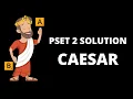 CS50 Problem Set 2 - Caesar Step by Step Walkthrough for Beginners