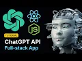 Full-Stack Project ChatGPT API React Node js Express