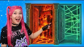Huntrix contre 100 pièges 😱😈 S'échapper de la salle aux pièges secrète !