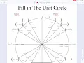 Fill in the Unit Circle