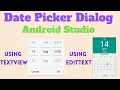 Android Studio How to create Date Picker Dialog Android Beginner Tutorial Date Picker Dialog