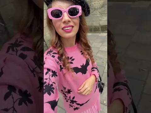 My personality in sweater form: 50% pink, 50% bats, 100% not boring. π¦π