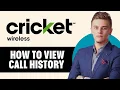How To View Call History On Cricket Wireless 2026