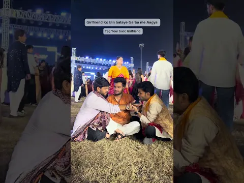 Girlfriend Ko Bin Bataye Garba Khelne Aagya 😵‍💫 #monishtailor