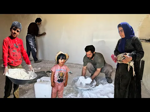 Download MP3 Ali's Family and the Master Builder's Collaborative Endeavor in Plastering Room Walls