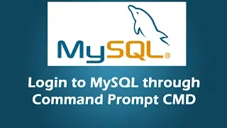 Open MySQL through Command Prompt CMD