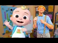 Download Lagu Blippi Teaches How To Draw Cocomelon JJ! | Moonbug Kids - Art for Kids 🖌️
