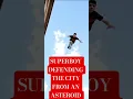 Download Lagu SUPERBOY DEFENDING THE CITY FROM AN ASTEROID #dc #superman4 #superman