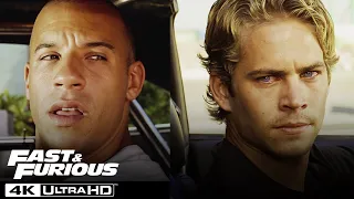 The Fast And The Furious Dominic Vs Brian Final Race Scene In 4K HDR 