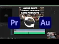 Correcting drift in long format podcasts quickly