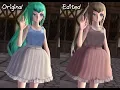 PMX How to change clothes and hair texture using