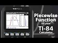TI-84 Plus CE Graphing Piecewise Functions