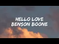 Download Lagu Benson Boone - Hello Love [Lyrics]