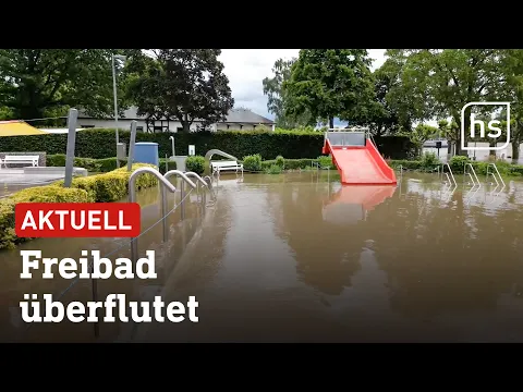 Download MP3 Rüdesheim: Hochwasser überflutet Freibad | hessenschau