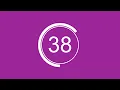 60 second timer countdown purple and orchid landscape
