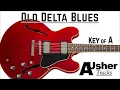 Download Lagu Old Delta Blues in A major | Guitar Backing Track