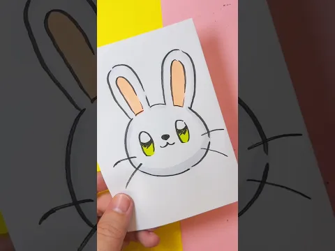 Cómo dibujar un conejo kawaii paso a paso