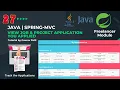 Spring C project view job project Application you applied Java tutorial