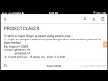 PROJECT CLASS 9 Q 3 MENU DRIVEN PROGRAM