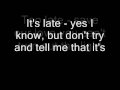Queen - It's Late (Lyrics)