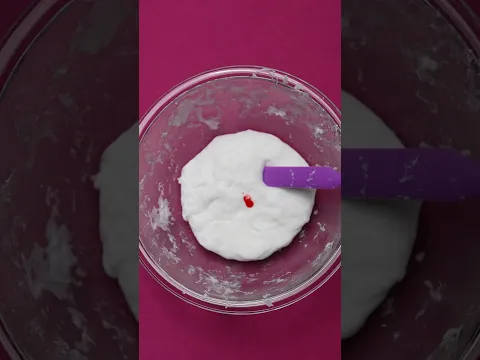 How To DIY PINK Slime! π©·π©· #LittleAngel #Nurseryrhyme #Shorts #Viral