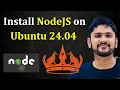 How to install Node js on Ubuntu 24 04 LTS Amit Thinks