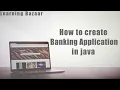 Banking Application Core Java Console Program Learning Bazaar