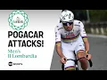 Download Lagu Tadej Pogacar launches POWERFUL attack at Il Lombardia 🚀 | TNT Sports Cycling