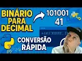 Como Converter Binario p Decimal no Python - Tutorial Rapido p Programadores e Cientistas de Dados