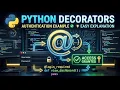 Python Decorators Explained with Login Authentication Example Beginner to Advanced