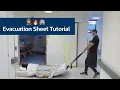 Emergency Evacuation Sheet Tutorial by University Hospital Brussels how to rescue the bedridden