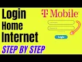 T-Mobile Home Internet Login Home Internet Settings