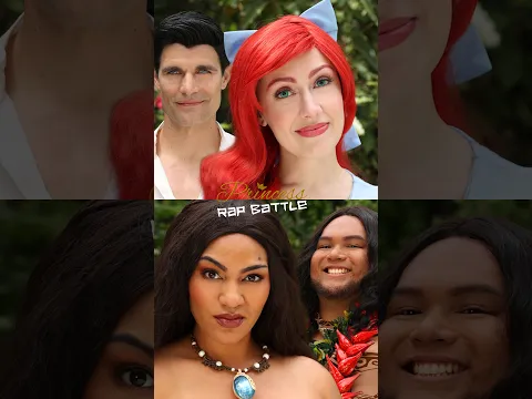 Ariel vs. Moana is here! 🧜‍♀️🌊 Watch the new #PrincessRapBattle here on YouTube now! #NotForKids