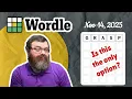 It might be Wordle Nov 14th 2025
