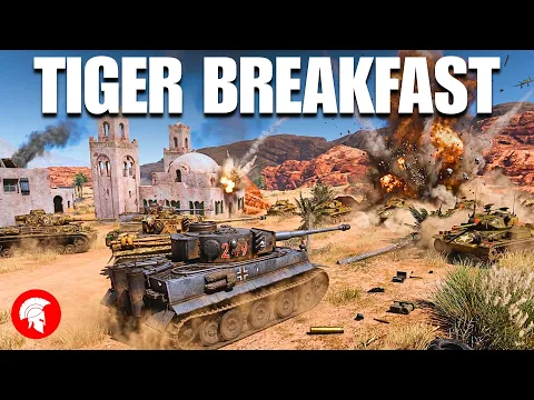 Badass Tigers VS Light Tanks - 4vs4 - Afrikakorps - Company of Heroes 3