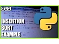 Sorting algorithms in Python - Insertion Sort