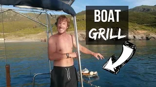 Boat Barbecue (Small, Simple and CHEAP) | ⛵ Sailing Britaly ⛵