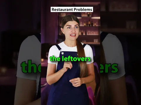 Problem at a Restaurant #english #learnenglish