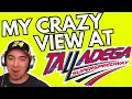 I had CRAZY seats at this NASCAR race Talladega
