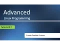 Undestanding basics of Zombie process with example Advanced Linux Programming Tutorial - 7