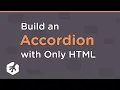 HTML-Only Accordion